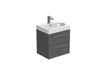 Load image into Gallery viewer, AUSTEN 50cm 2 drawer wall mounted unit