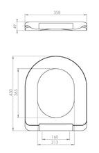 Load image into Gallery viewer, 50079 - AUSTEN slim-line seat &amp; cover
