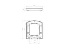 Load image into Gallery viewer, 60633 - I-LINE standard soft close seat &amp; cover (for 60635 &amp; 60637)
