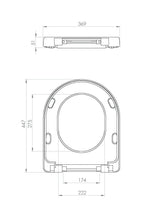 Load image into Gallery viewer, 66101 - UNI standard soft close seat &amp; cover (for 66070, 66074, 66076, 66077)
