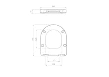 Load image into Gallery viewer, 66102 - UNI slim-line soft-close seat and cover
