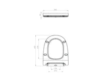 Load image into Gallery viewer, AIR78 - AIR slim-line soft close seat &amp; cover (for AIR77 &amp; AIRBTW02)
