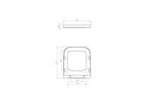 Load image into Gallery viewer, MATS01 - MATTEO standard soft close seat (for MACC01, MABTW01 &amp; MAWH01)
