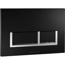 Load image into Gallery viewer, FP026 - FLUSHE Black square flush plate for cistern FL4040 &amp; HC1037
